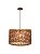 Pendente Dunas 45 Classic Lar Madeira 44cm E27 – Ref. 1066 - Imagem 1
