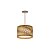 Pendente Dunas Slim 45 Classic Lar Madeira 44cm 3x E27 – Ref. 1133 - Imagem 1