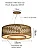 Pendente Dunas Anel 55 Classic Lar Madeira 55cm 5x E27 – Ref. 1148 - Imagem 2