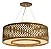 Pendente Dunas Anel 55 Classic Lar Madeira 55cm 5x E27 – Ref. 1148 - Imagem 1