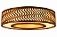 Plafon Dunas Anel 70 Classic Lar Madeira 70cm 8x E27 – Ref. 1299 - Imagem 1