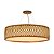 Pendente Ondas Slim 70 Classic Lar Madeira 70cm 8x E27 – Ref. 1292 - Imagem 1
