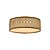 Plafon Ondas Slim 70 Classic Lar Madeira 70cm 8x E27 – Ref. 1291 - Imagem 1