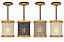 Pendente Essencial TS1520 Classic Lar Madeira 20cm E27 – Ref. 2003 - Imagem 1