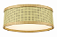 Plafon Slim Essencial TS4517 Classic Lar Madeira 44cm 3x E27 – Ref. 2014 - Imagem 1
