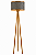 Coluna Essencial Tripé TS4523 Classic Lar Madeira 160cm E27 – Ref. 2029 - Imagem 1