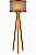 Coluna Essencial Tripé TS5523 Classic Lar Madeira 160cm E27 – Ref. 2030 - Imagem 1