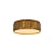 Plafon Saturno 28 Classic Lar Madeira 27,5cm 2x E27 – Ref. 1205 - Imagem 1