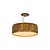 Pendente Saturno 35 Classic Lar Madeira 34,7cm 2x E27 – Ref. 1214 - Imagem 1