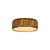 Plafon Saturno 35 Classic Lar Madeira 34,7cm 2x E27 – Ref. 1206 - Imagem 1