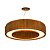Pendente Anel Saturno 70 Classic Lar Madeira 70cm 8x E27 – Ref. 1219 - Imagem 1