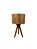 Abajur Tripé Sólido Classic Lar Madeira Maciça 48cm – Ref. 1356 - Imagem 1