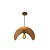 Pendente Luna Pequeno Classic Lar Madeira 45x30cm E27 – Ref. 1382 - Imagem 2