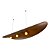 Pendente Luna Longo Classic Lar Madeira 120x32cm 3x E27 – Ref. 1383 - Imagem 3