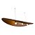 Pendente Luna Longo Classic Lar Madeira 120x32cm 3x E27 – Ref. 1383 - Imagem 2