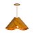 Pendente Lótus Médio Classic Lar Madeira 47cm E27 – Ref. 1113 - Imagem 3