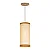 Pendente Palha Leve PL1532 Classic Lar Madeira 32cm E27 – Ref. 1160 - Imagem 1