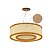 Pendente Palha Leve Anel PL5517 Classic Lar 55cm 5x E27 – Ref. 1285 - Imagem 3