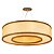 Pendente Palha Leve Anel PL7017 Classic Lar 70cm 8x E27 – Ref. 1286 - Imagem 1