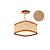 Pendente Palha Leve Lamé PL3517 Classic Lar 35cm 2x E27 – Ref. 1272 - Imagem 2