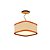 Pendente Palha Leve Lamé PL3517 Classic Lar 35cm 2x E27 – Ref. 1272 - Imagem 1