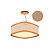 Pendente Palha Leve Lamé PL4517 Classic Lar 44cm 3x E27 – Ref. 1273 - Imagem 2