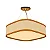 Pendente Palha Leve Lamé PL5517 Classic Lar 55cm 5x E27 – Ref. 1274 - Imagem 1