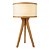 Abajur Tripé Palha Leve Classic Lar 48x27,5cm E27 – Ref. 1358 - Imagem 2