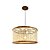 Pendente Palha Sextavada P5528 Classic Lar 55cm E27 – Ref. 1367 - Imagem 1