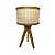 Abajur Tripé Palha Sextavada Classic Lar 48x27,5cm E27 – Ref. 1375 - Imagem 1