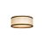 Plafon Soft C4517 Classic Lar 44x17cm 3x E27 – Ref. 1119 - Imagem 1
