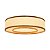 Plafon Soft Anel C7017 Classic Lar 70x17cm 8x E27 – Ref. 1258 - Imagem 1