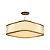 Pendente Soft Lamé C5517 Classic Lar 55x55cm 5x E27 – Ref. 1193 - Imagem 1