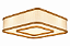 Plafon Soft Anel Lamé C7017 Classic Lar 70x70cm 8x E27 – Ref. 1280 - Imagem 1