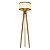 Coluna Tripé Soft Classic Lar 160x45cm E27 – Ref. 1319 SA-AC-0054 - Imagem 1