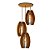 Conjunto 3 Pendentes Tambor 20 Classic Lar E27 – Ref. 1317 - Imagem 1