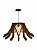 Pendente Trançado Flor Classic Lar 75cm E27 – Ref. 1001 - Imagem 1