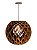 Pendente Trançado Esfera 45 Classic Lar 46cm E27 – Ref. 1004 - Imagem 1