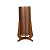 Luminária Imbuia com Cúpula Cilíndrica Viena 72x37x37cm 5L Trevisan - Imagem 1