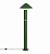 Coluna Golden Art Jade Cúpula 42cm com Movimento Altura 145cm C8830PI - Imagem 1
