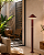 Coluna Golden Art Jade Cúpula 42cm com Movimento Altura 145cm C8830PI - Imagem 2