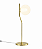 (Latão - Especiais) Abajur Golden Art Blue Bola 12cm G9 48,5x15x18cm M812LT - Imagem 1
