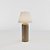 Luminária de Mesa Golden Art Mia LED Recarregável 26cm Pintura M2415PI - Imagem 3