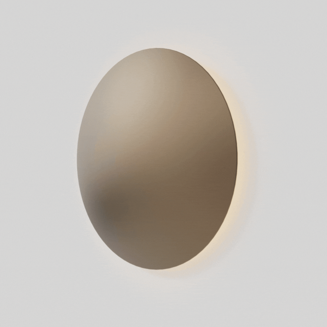 (Pintura) Arandela Golden Art Saturno LED 40cm 40x40x7,5cm P289-40PI - Imagem 1