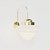 (Latão) Arandela Golden Art Escada Ø30cm em  E27 P933-30LT - Imagem 1