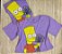 Blusinha Croped Simpsons Lilás - Imagem 1