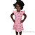 Vestido VIP Infantil Rosa com Estampa de Borboletas - Imagem 1