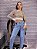 Tricot Cropped Malhado - Imagem 1