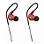 Fone de Ouvido In Ear Vokal Extra Bass E40 Vermelho - Imagem 1