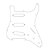Escudo para Guitarra Stratocaster 1 Camada Sonotec Pearl Branco - Imagem 1